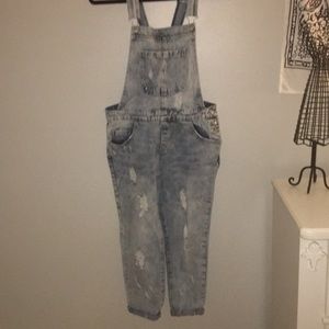 Ripped overalls